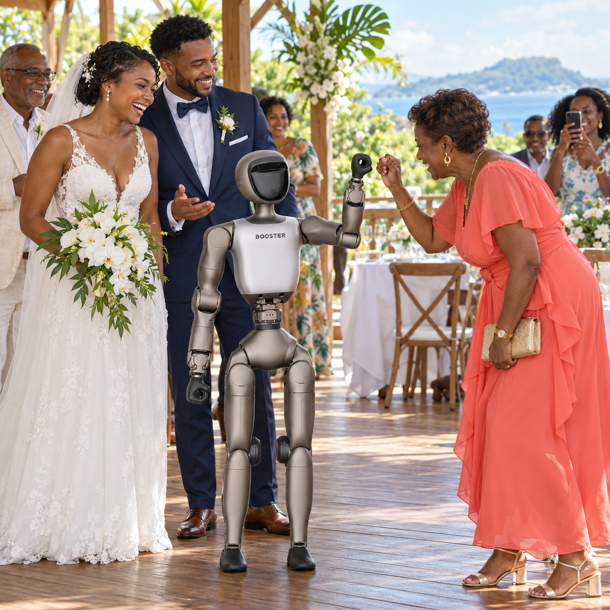 French Caribbean wedding